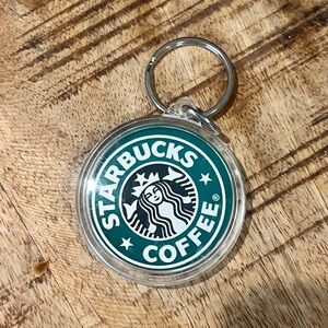 Vintage Starbucks Logo Keychain EUC